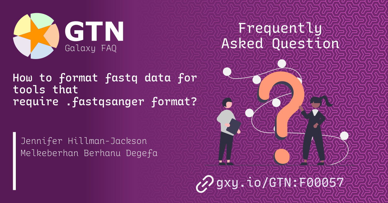 FAQ: How to format fastq data for tools that require .fastqsanger format?