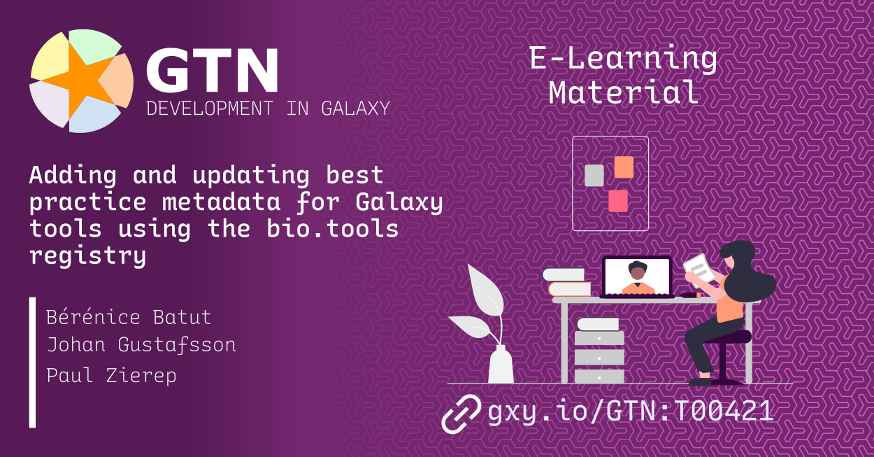 Hands-on: Adding and updating best practice metadata for Galaxy 